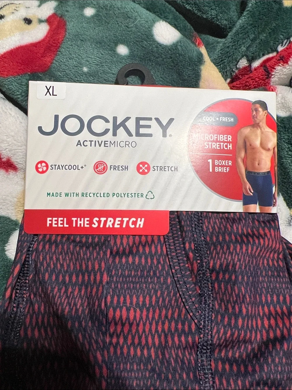 NWT JOCKEY active microfiber boxer briefs